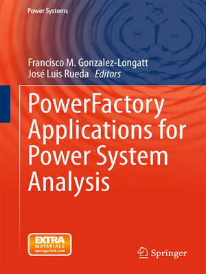 cover image of PowerFactory Applications for Power System Analysis